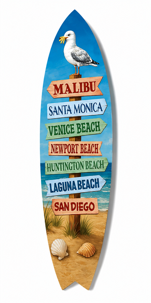 California Destination Malibu Surfboard