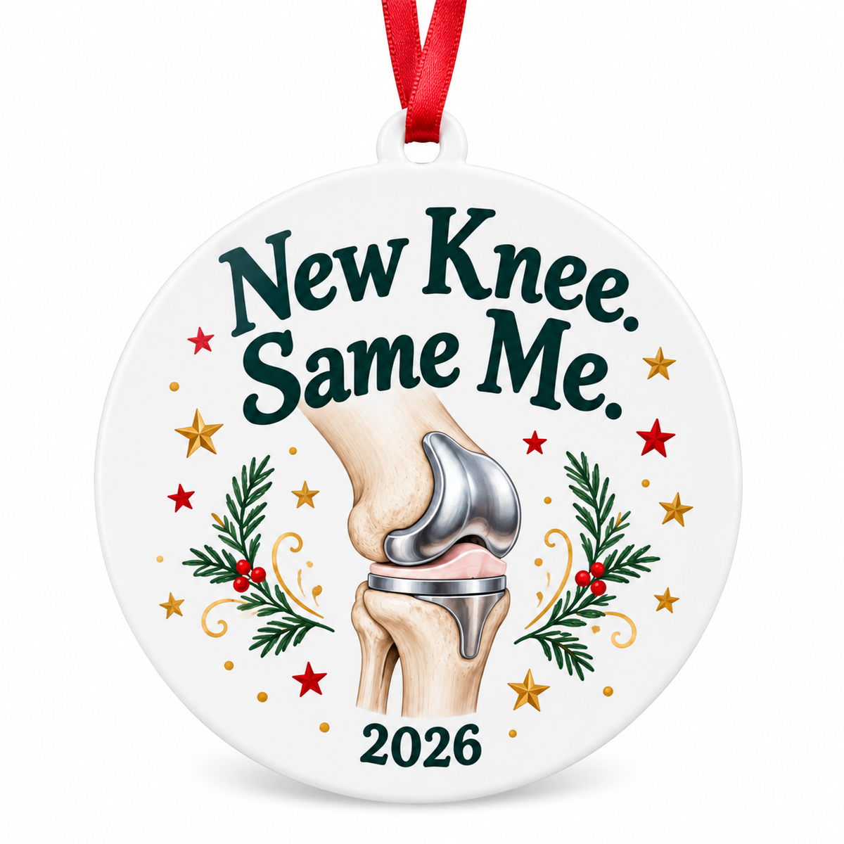 Knee Replacement Surgery Ornament and Gift