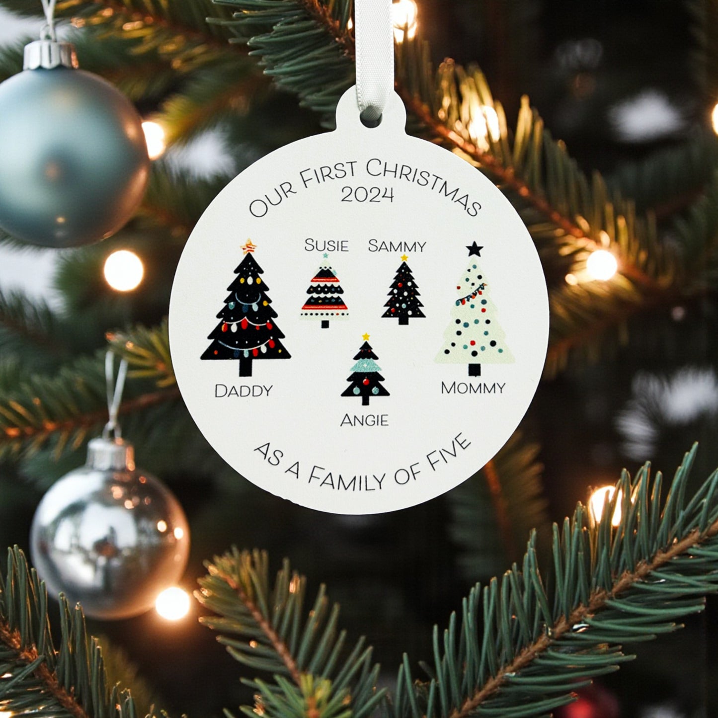 New Baby Personalized Family Ornament