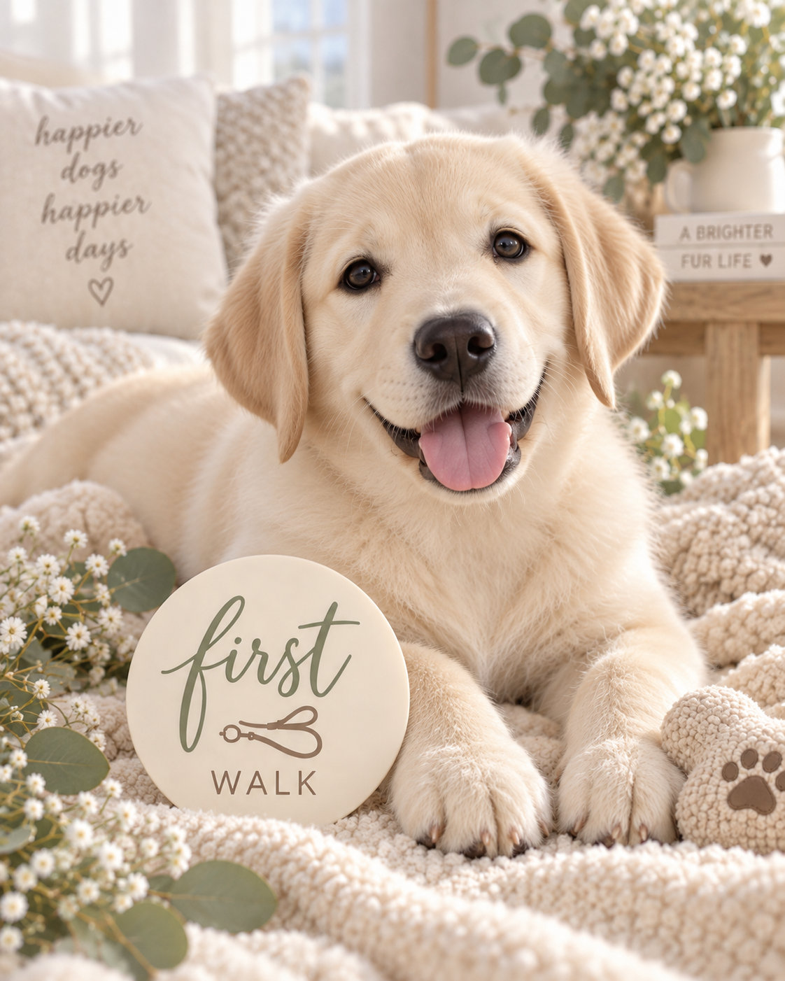 Dog Milestone Markers: Puppy Firsts Photo Prop Set
