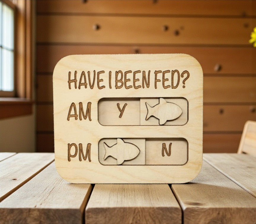 Cat Feeding Reminder Magnet, Have I Been Fed