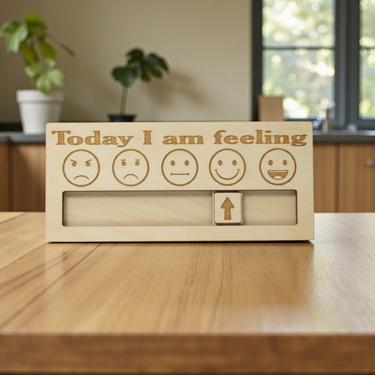 Today I Am Feeling Sign, Emoji Feelings Chart