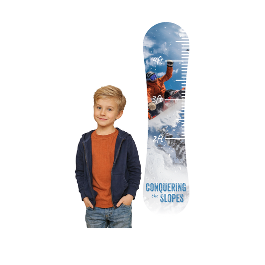 Snowboard Growth Chart, Kids Height Tracker