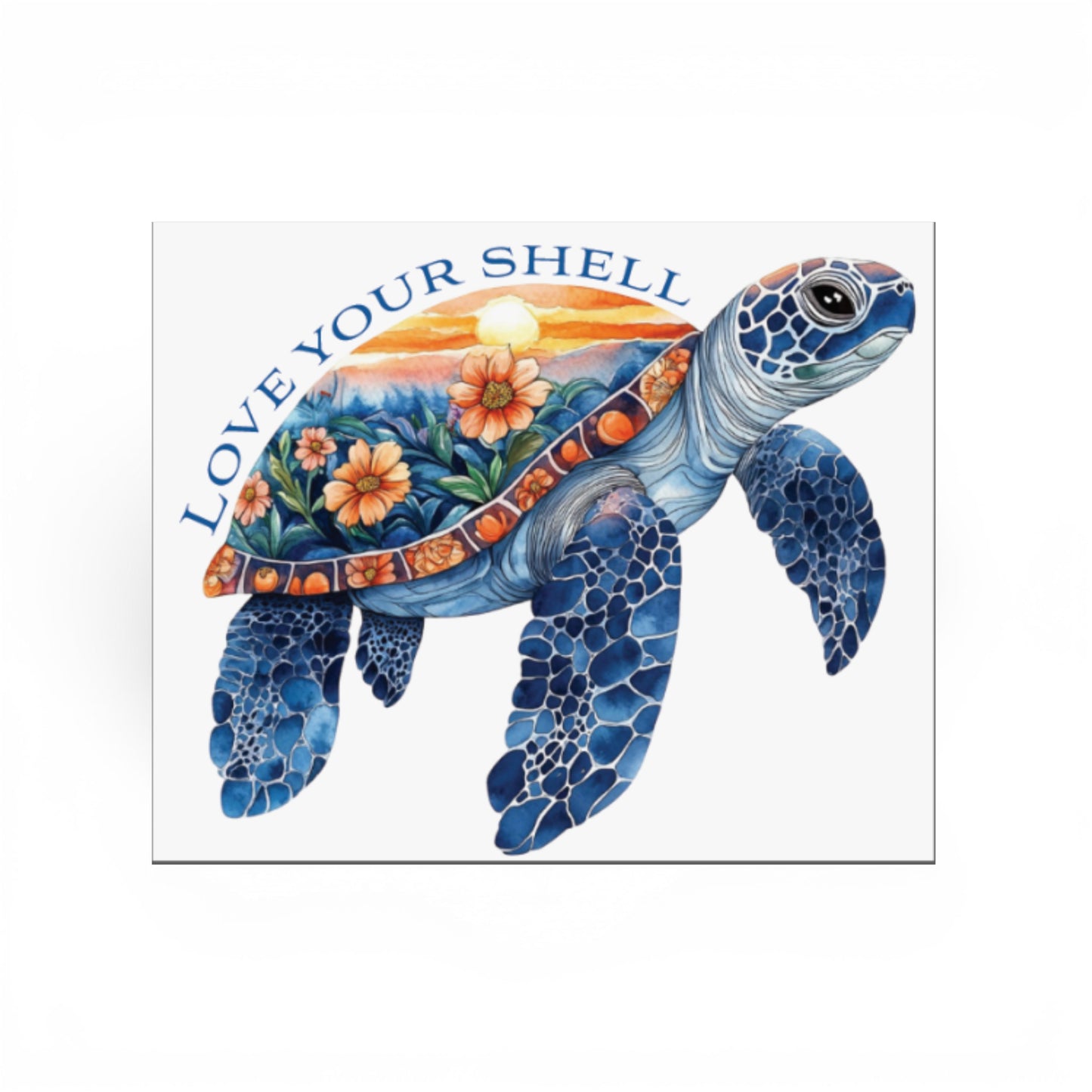 JennyGems Sea Turtle Decor, Ocean Theme Wall Art, Turtle Gifts, Wooden Beach Sign, Made in USA