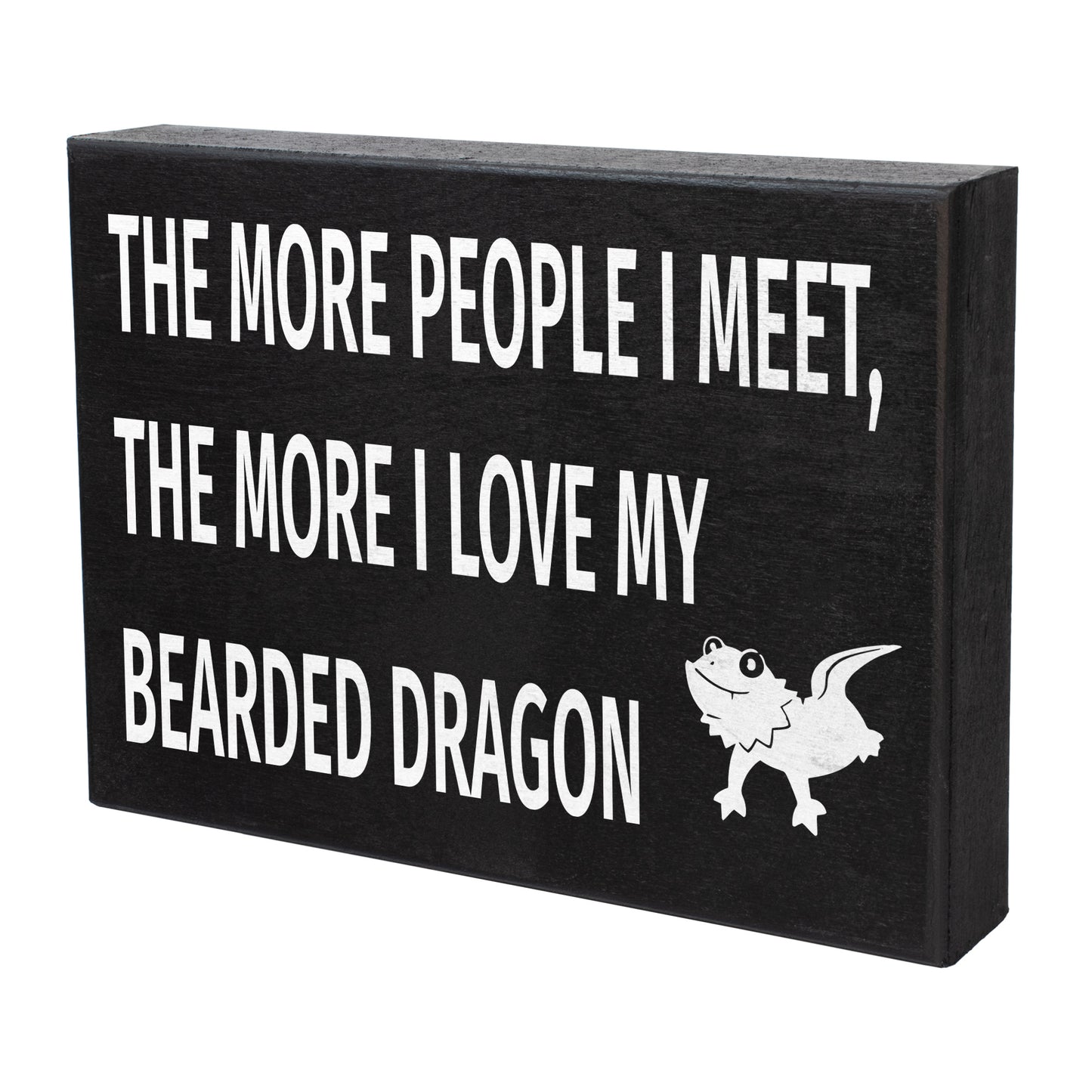 JennyGems Funny Bearded Dragon Sign | Bearded Dragon Plaque | Bearded Dragon Accessories | Bearded Dragon Gifts | Bearded Dragon Decorations | Wooden Home Decor | Reptiles Hanging Sign…