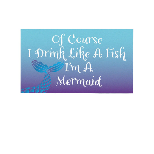JennyGems Mermaid Sign, Mermaid Sayings and Mermaid Gifts Series, Mermaid Funny Gifts, Mermaid Room Decor, Mermaid Decor