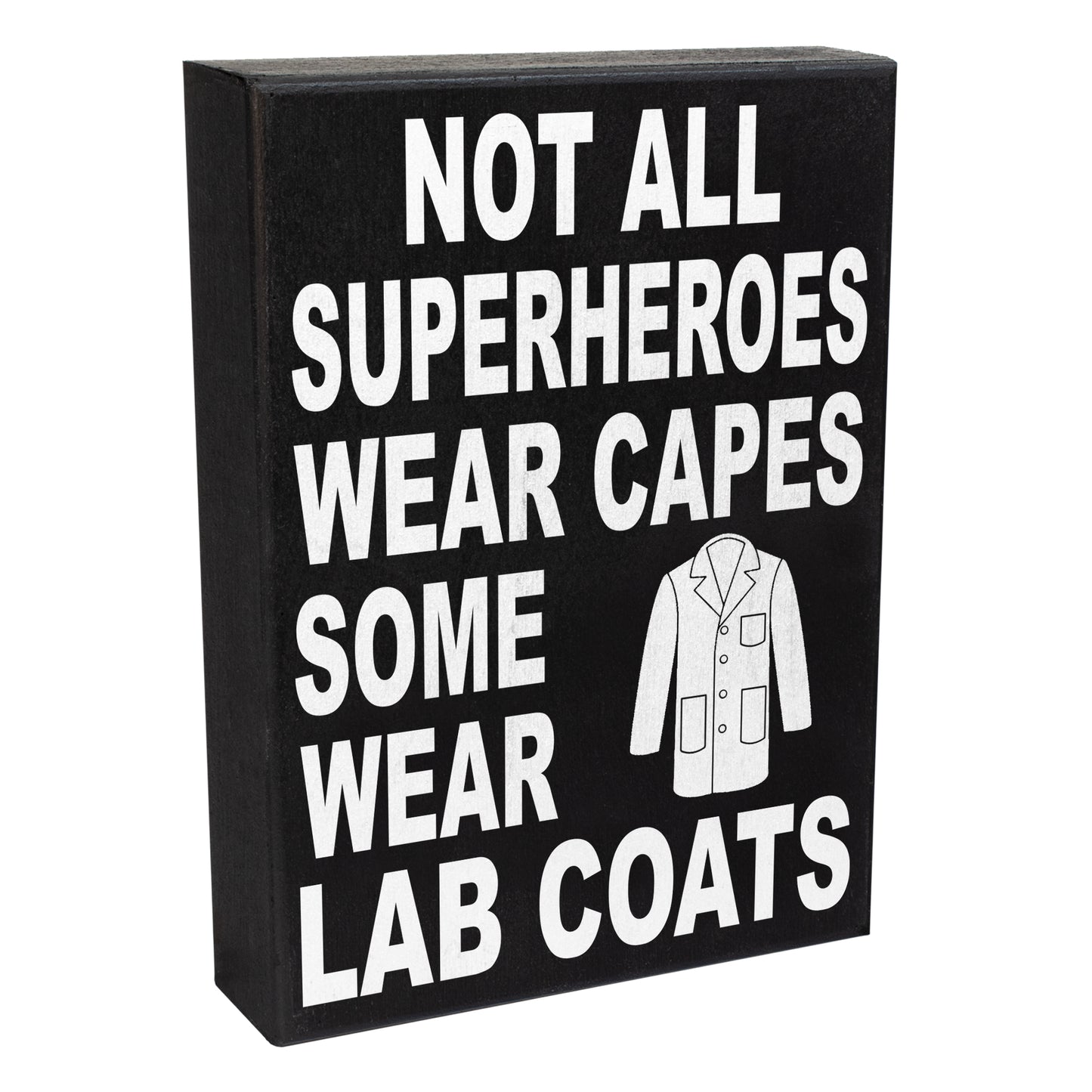 JennyGems Lab Tech Gift Sign Decor Plaque, Gifts for Lab Technicians, Pharmacists, Physician Assistants, Wall Hanging and Tabletop Decoration, 8x6, Made in USA