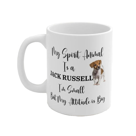 Small Dog Big Attitude Jack Russell Mug