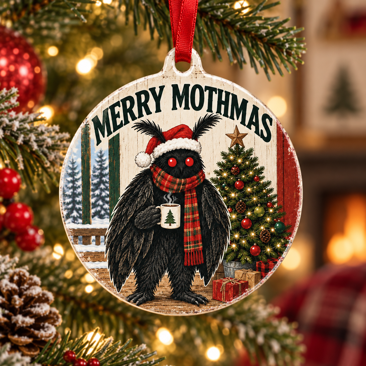 Merry Mothmas Chrismtas, Mothman Ornament