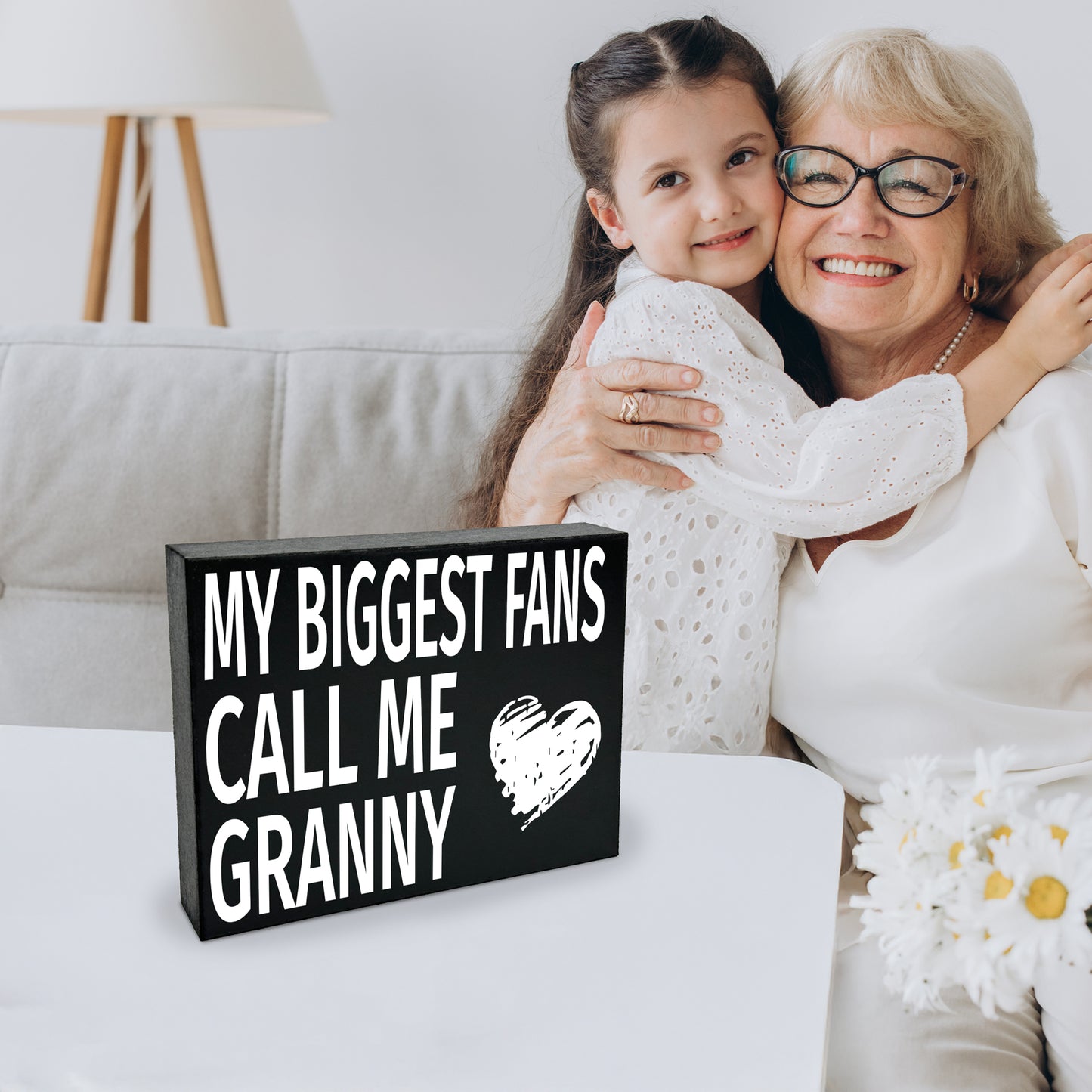 My Biggest Fans Call Me Granny Wooden Sign