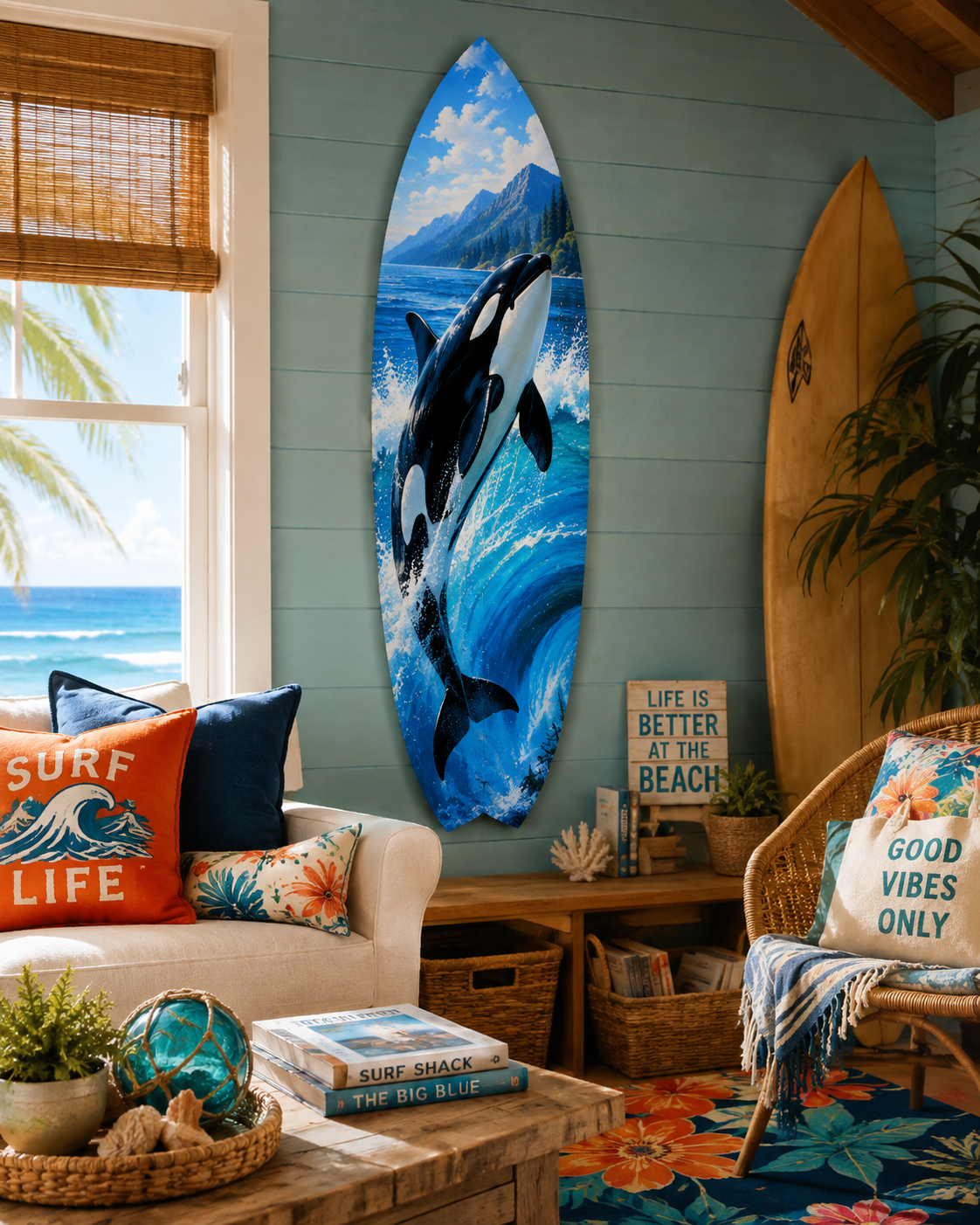 Orca Whale Surfboard