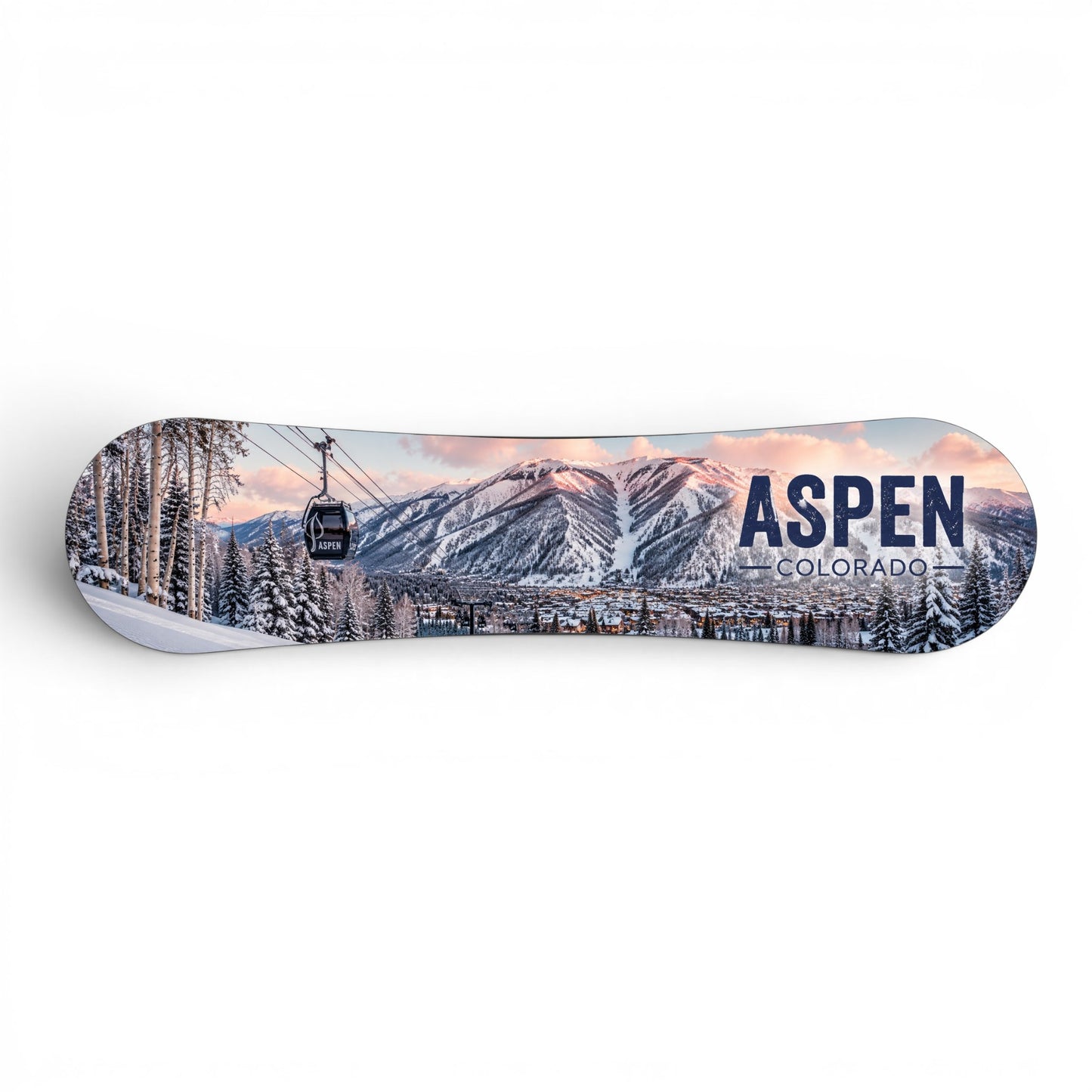 Aspen Colorado Snowboard Wall Art