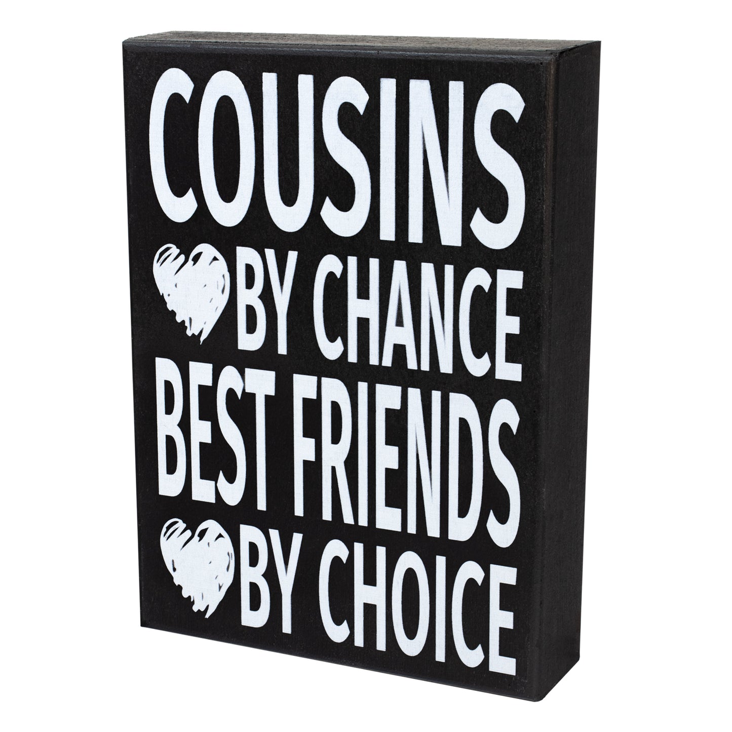 JennyGems Gifts For Women, Cousins By Chance Best Friends By Choice, Farmhouse Decor, Cousin Gifts, Cool Stuff, Gifts For Cousins, Shelf Decor, Wood Wall Art, Teen Stuff, Family Sign, American Made