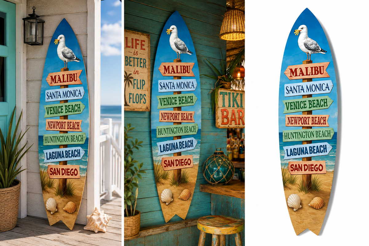 California Destination Malibu Surfboard
