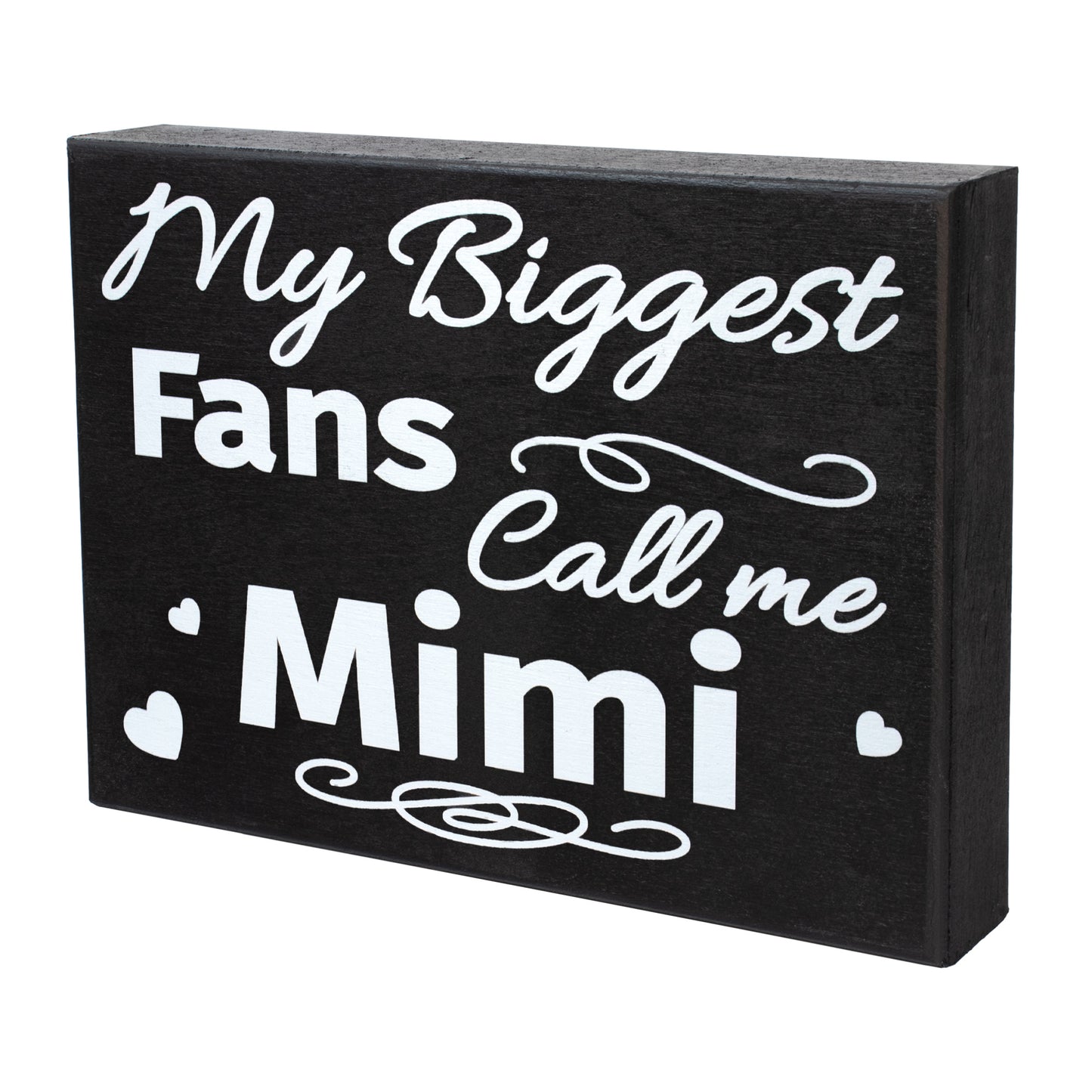 JennyGems My Biggest Fans Call Me Mimi Sign, American Made 8x6 inch Wall Hanging Decor, Mimi Gifts, Decorative Wall Art, Home Accent