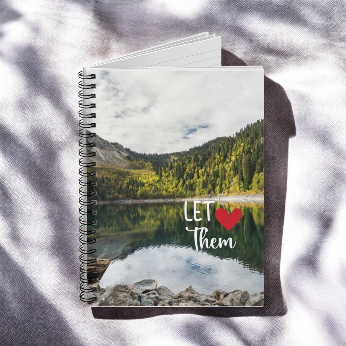 Eco-Friendly Spiral Notebook - Let Them Love Nature, Journal, Sketchbook, Nature Lover Gift, Travel Journal, Wilderness Planner