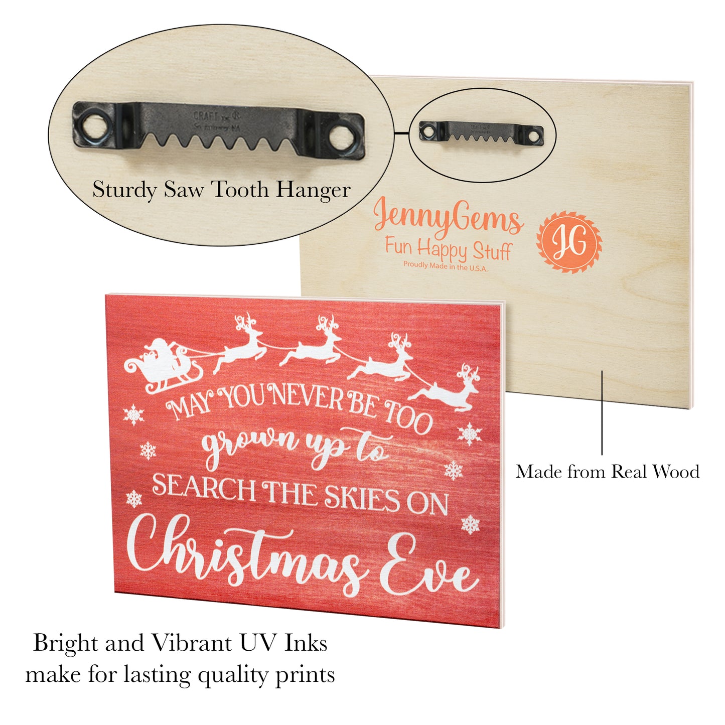 Skies On Christmas Eve Wood Sign, Christmas Decorations, Holiday Decor, Winter Decor, Christmas Gifts, American Made