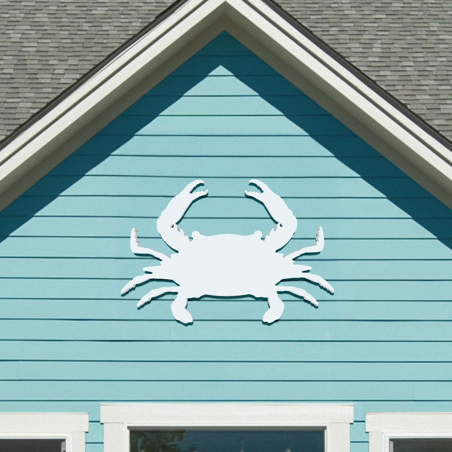 Outdoor PVC Crab Wall Decor, 2 Foot