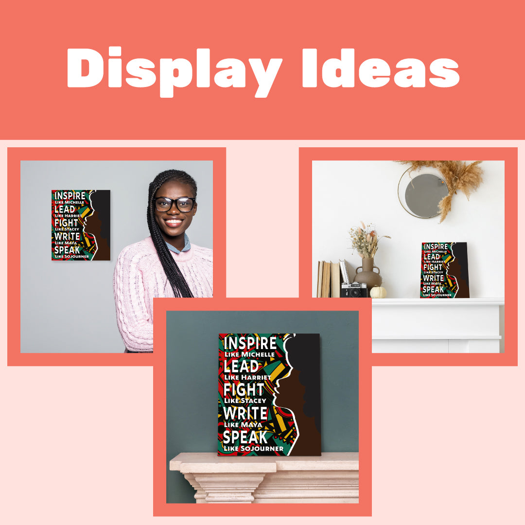 Empowering Black Women Leaders Wooden Sign
