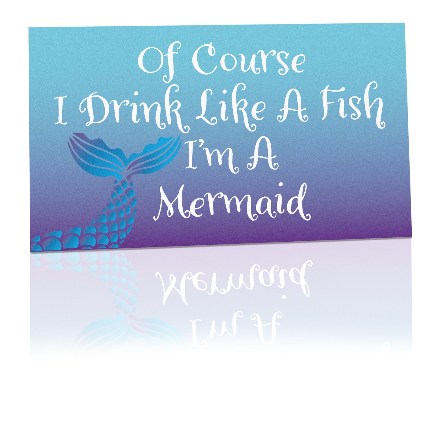 JennyGems Mermaid Sign, Mermaid Sayings and Mermaid Gifts Series, Mermaid Funny Gifts, Mermaid Room Decor, Mermaid Decor