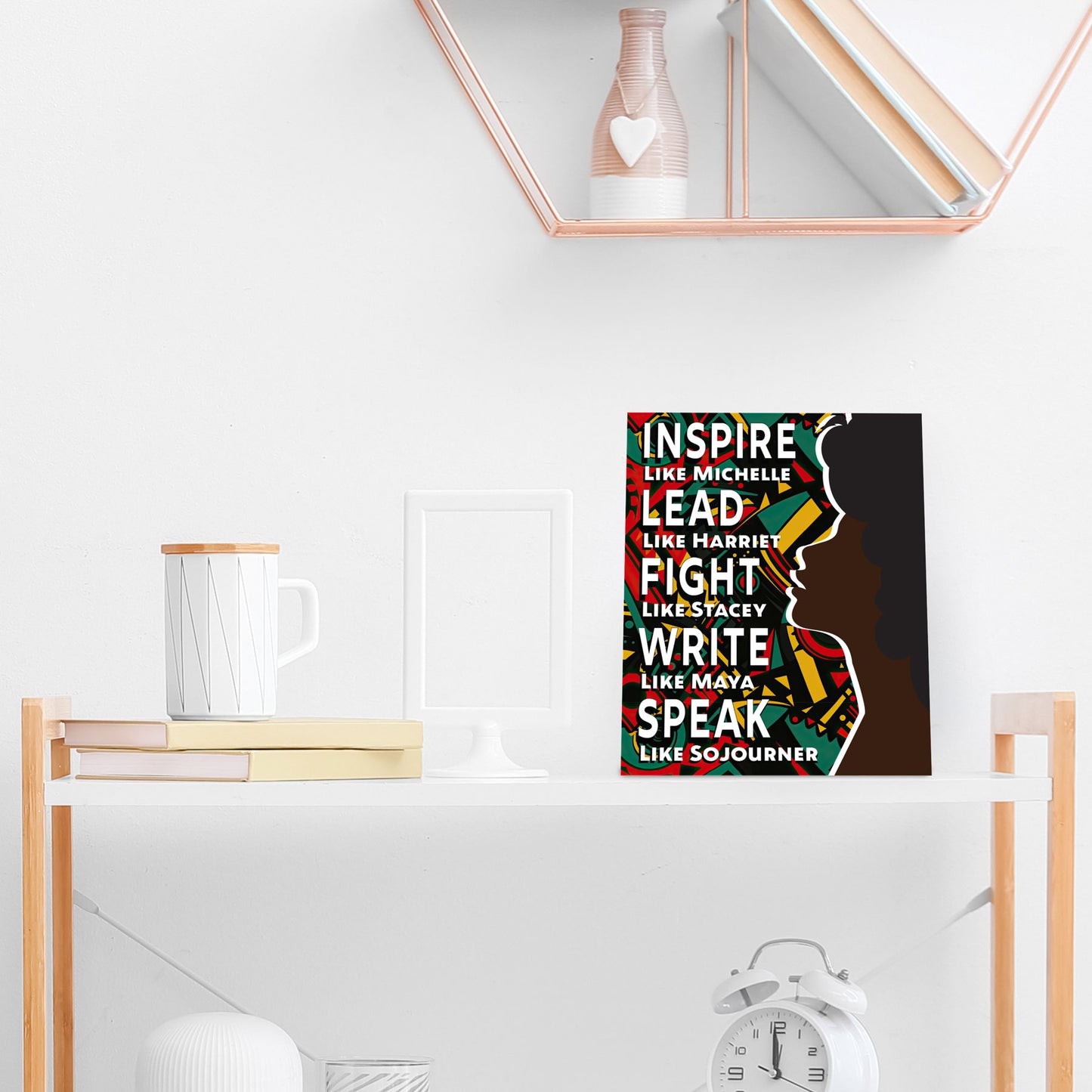 Empowering Black Women Leaders Wooden Sign