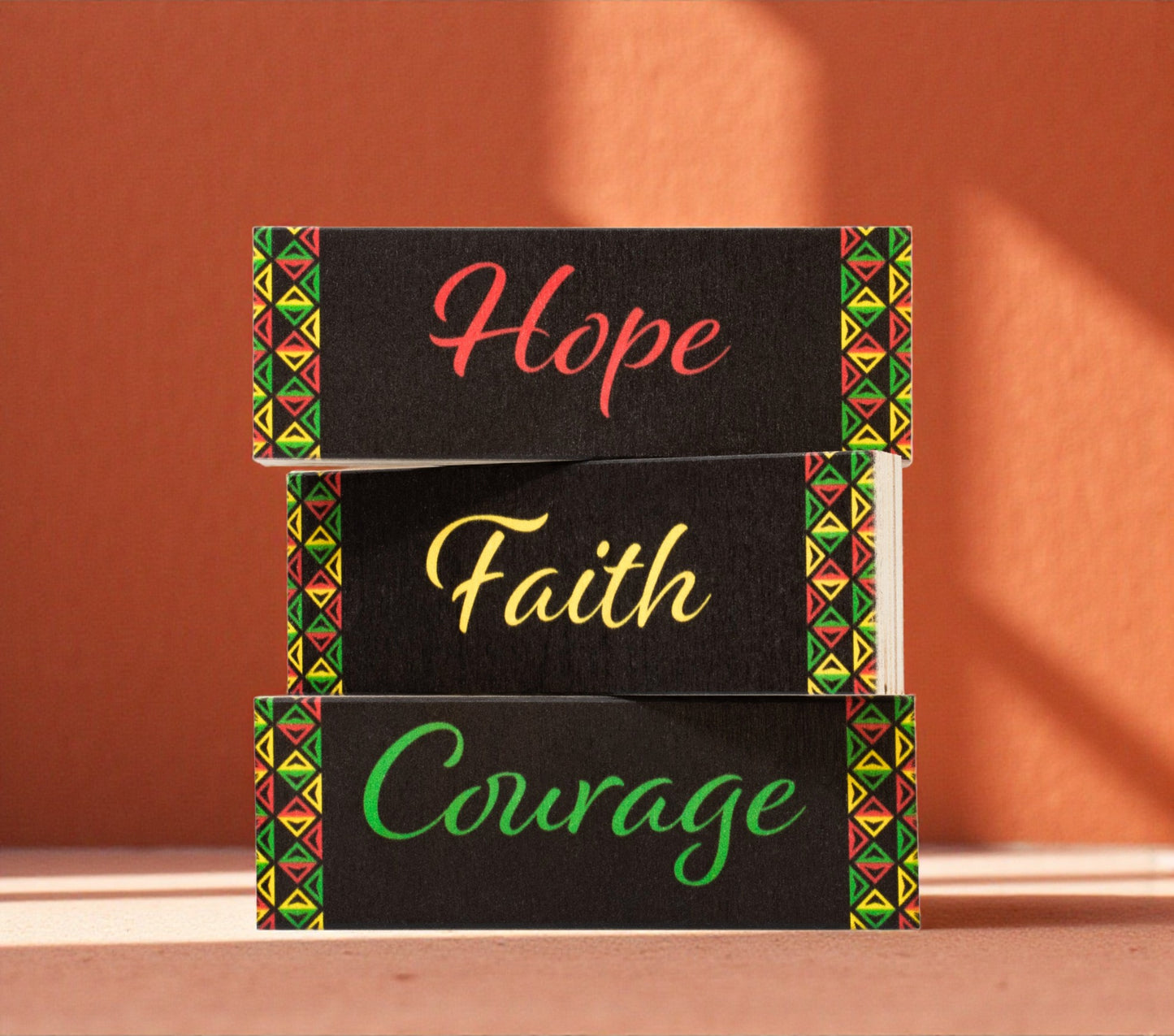 Black History Decor Blocks