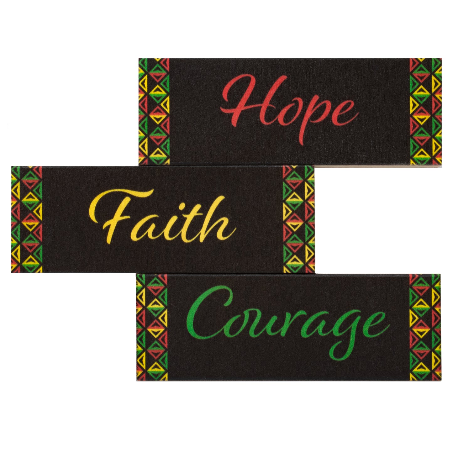 Black History Decor Blocks