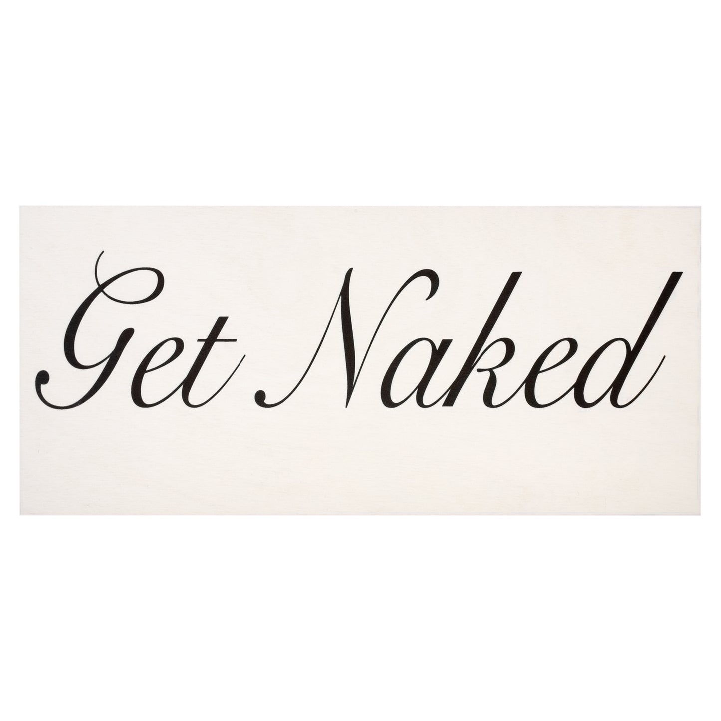 JennyGems Farmhouse Bathroom Wall Decor, 13x6 Inch Get Naked Sign for Bathroom, Funny Bathroom Wall Decor, Half Bathroom Decor, Cute Bathroom Wall Art, Bathroom Signs, Restroom Decor, Rustic Home Decor