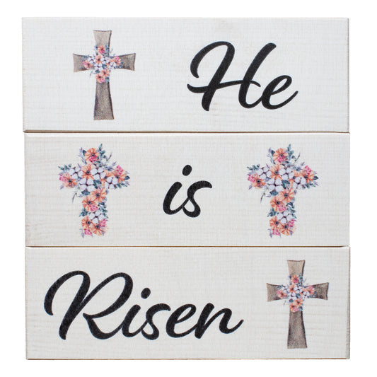 He Is Risen Easter Decor