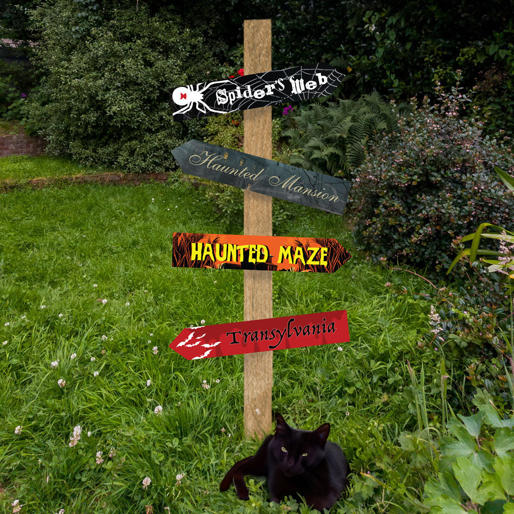 Halloween Directional Arrow Signs
