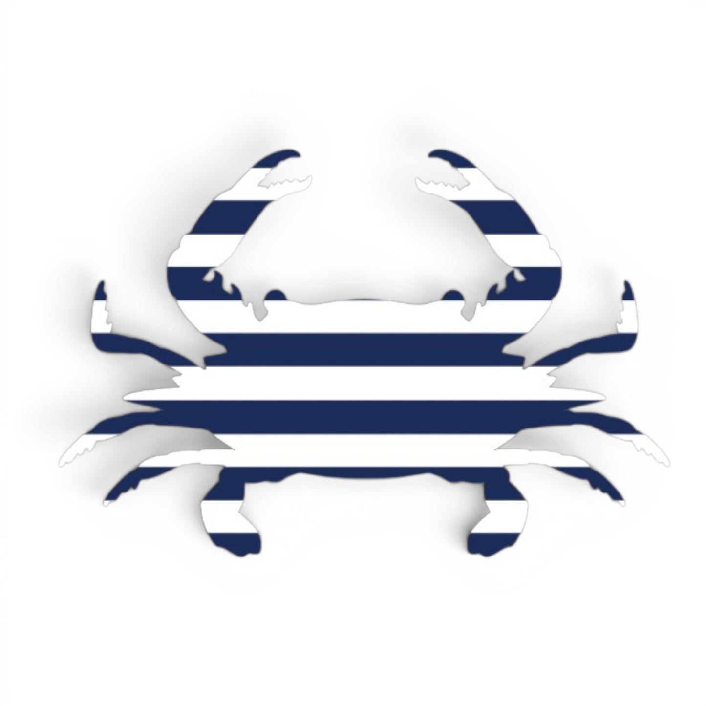 Nautical Cabana Crab Wall Art – Coastal PVC Wall Decor for Indoor & Outdoor Use