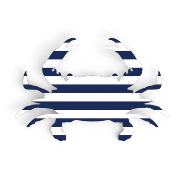 Nautical Cabana Crab Wall Art – Coastal PVC Wall Decor for Indoor & Outdoor Use