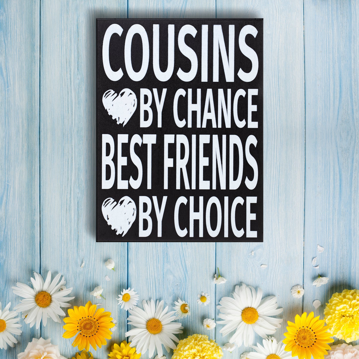 JennyGems Gifts For Women, Cousins By Chance Best Friends By Choice, Farmhouse Decor, Cousin Gifts, Cool Stuff, Gifts For Cousins, Shelf Decor, Wood Wall Art, Teen Stuff, Family Sign, American Made