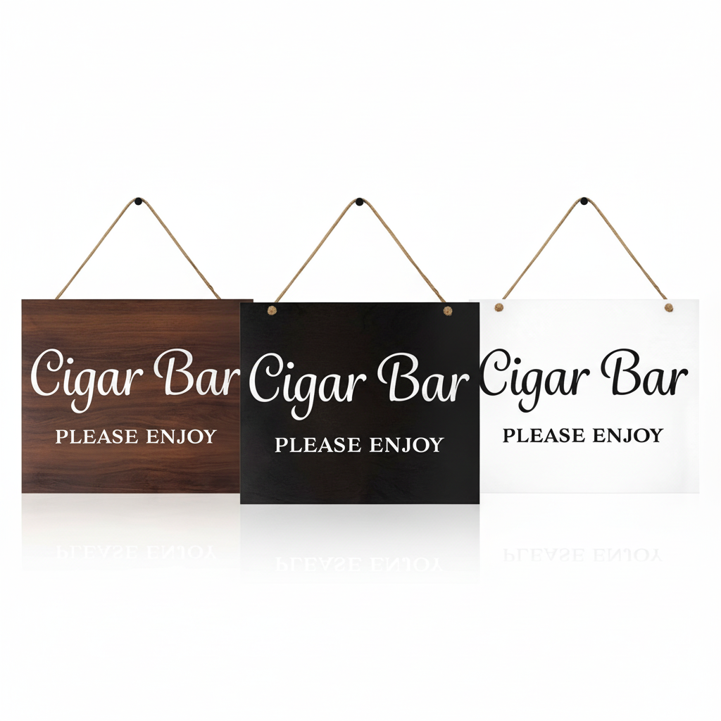 Cigar Bar Sign, Wedding Reception Signs, Bar Decorations Party Decor