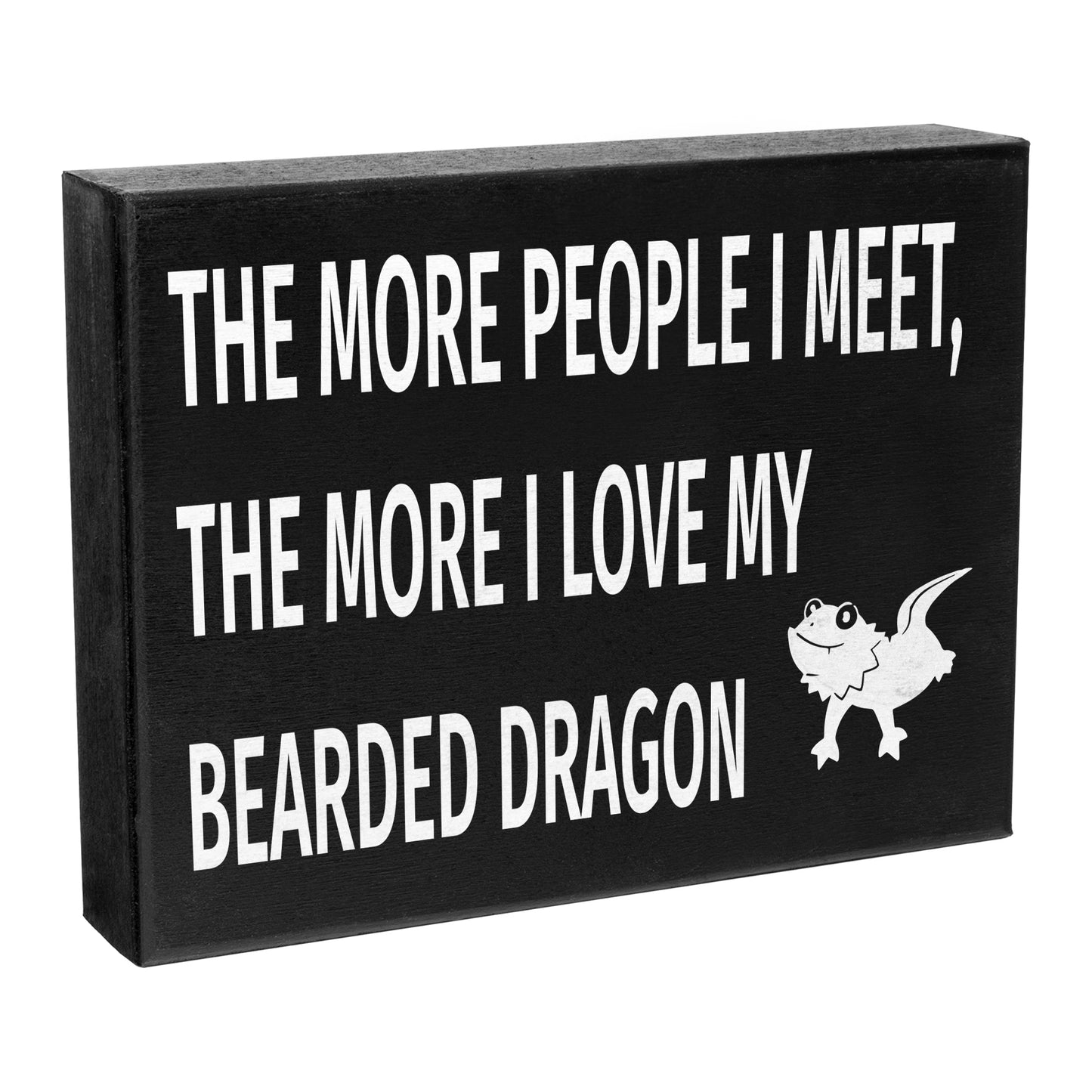 JennyGems Funny Bearded Dragon Sign | Bearded Dragon Plaque | Bearded Dragon Accessories | Bearded Dragon Gifts | Bearded Dragon Decorations | Wooden Home Decor | Reptiles Hanging Sign…