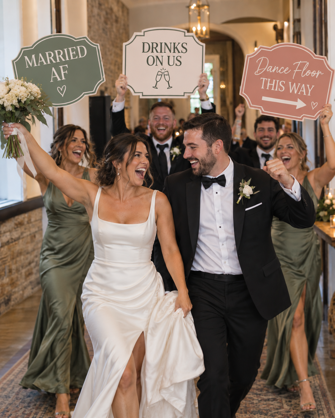 Personalized Wedding Entrance Signs: Custom Party Decor