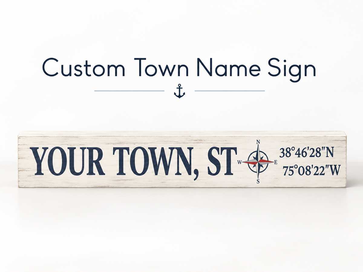 YOUR TOWN NAME Here with Your Choice Element