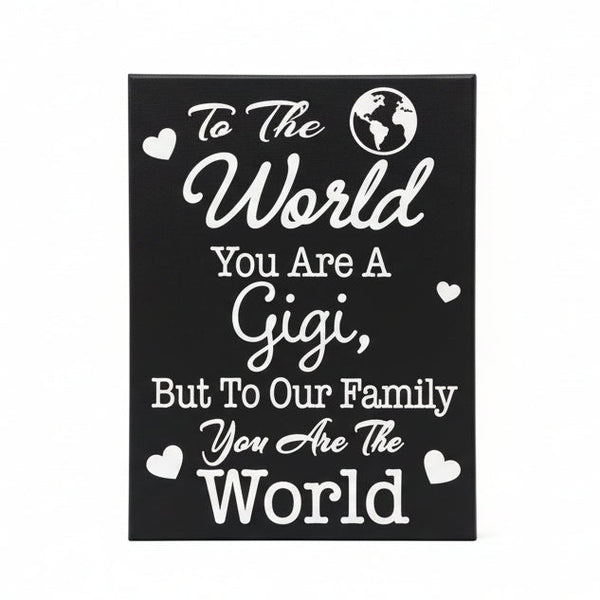 Gigi Gift Sign Decor Plaque