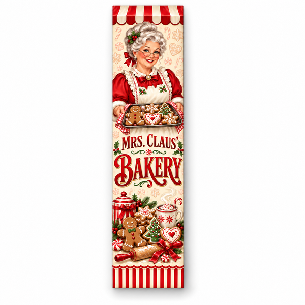 Christmas Cookie Baking Porch Board and Leaner Sign Decoration
