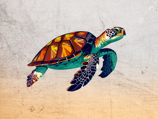 Turtle Wall Art, Sea Turtle Gifts, Wooden Sea Turtle Wall Hanging and Sign, Turtle Themed Decoration, Ocean and Beach Decor