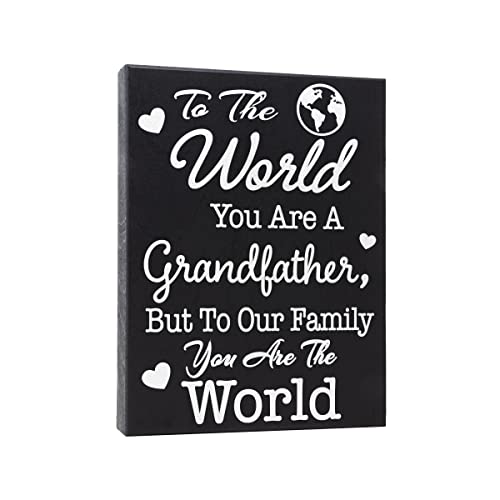 Grandfather Gifts Sign Decor Plaque