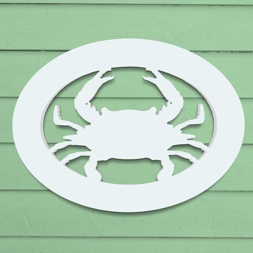 Outdoor PVC Crab Wall Decor, 4 Foot