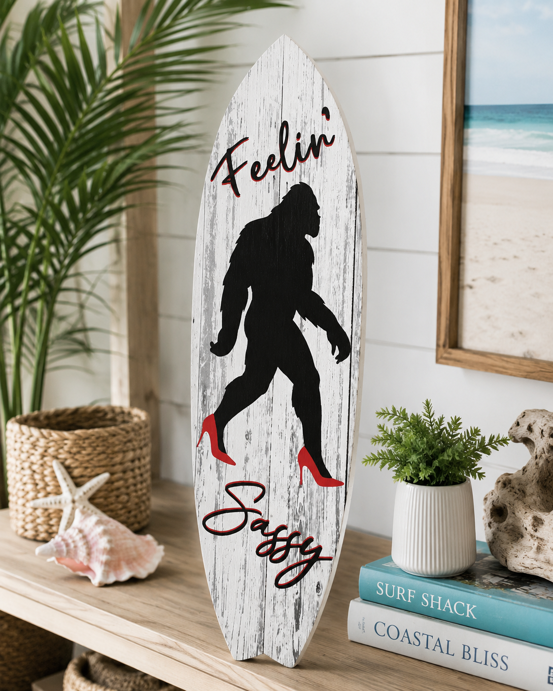 Bigfoot Surfboard Feelin' Sassy, Sasquatch