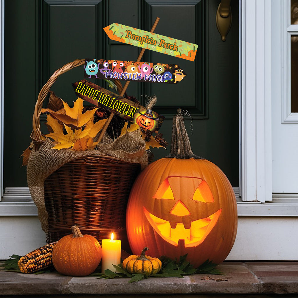 Halloween Directional Arrow Signs