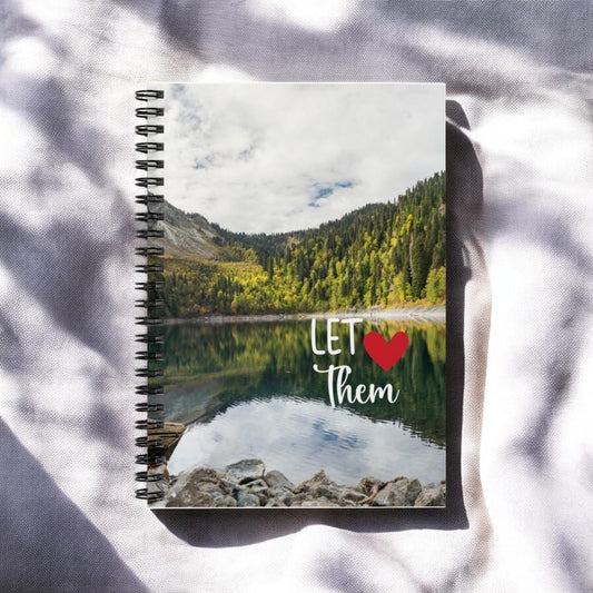 Eco-Friendly Spiral Notebook - Let Them Love Nature, Journal, Sketchbook, Nature Lover Gift, Travel Journal, Wilderness Planner