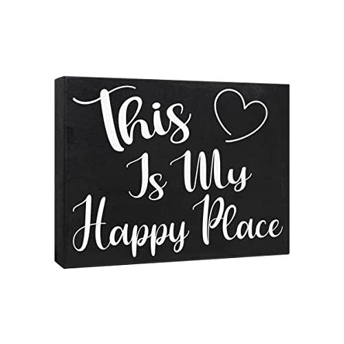 Happy Place Gift Sign Plaque