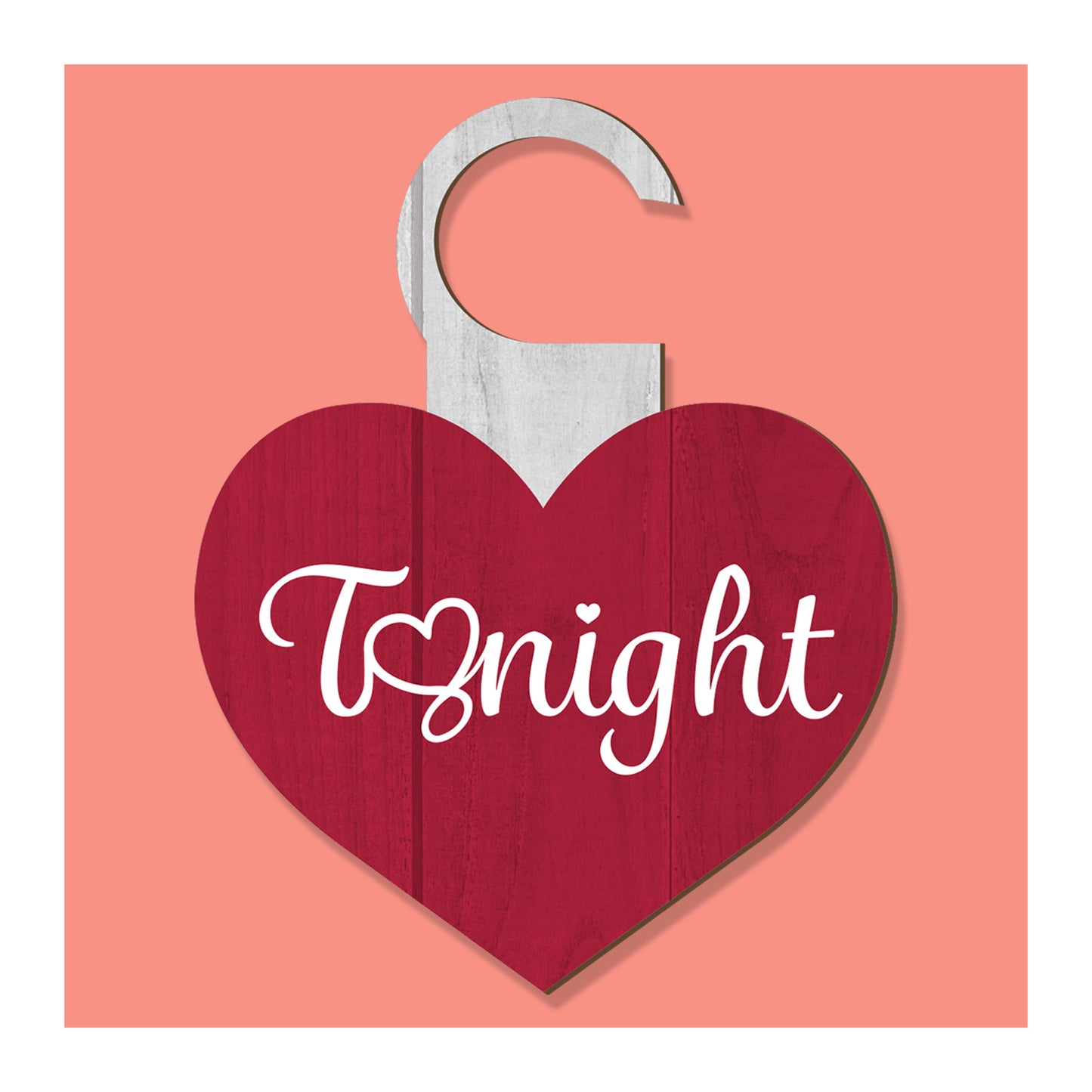 Funny Date Night Decision Sign for Him or Her, Tonight Not Tonight Reversible Door Hanger, Couples Gift