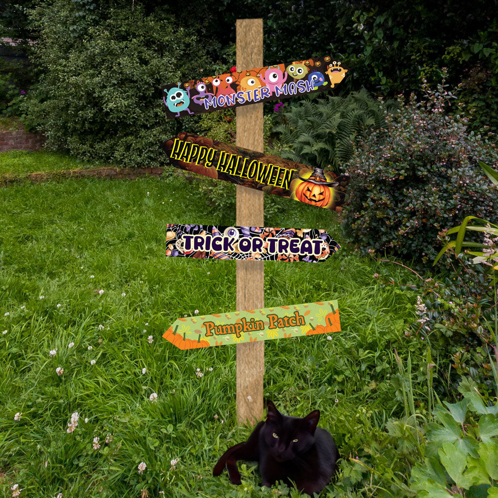 Halloween Directional Arrow Signs