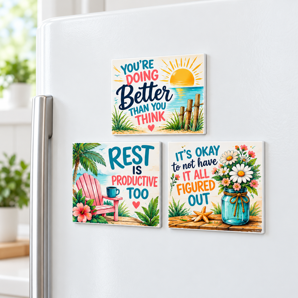 Little Reminders Positive Affirmation Magnets – Set of 3