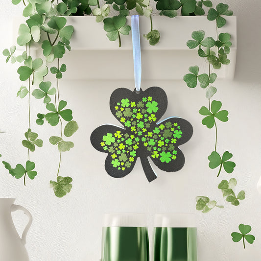 Shamrock Ornaments 4pc Set, St. Patrick's Day Decor
